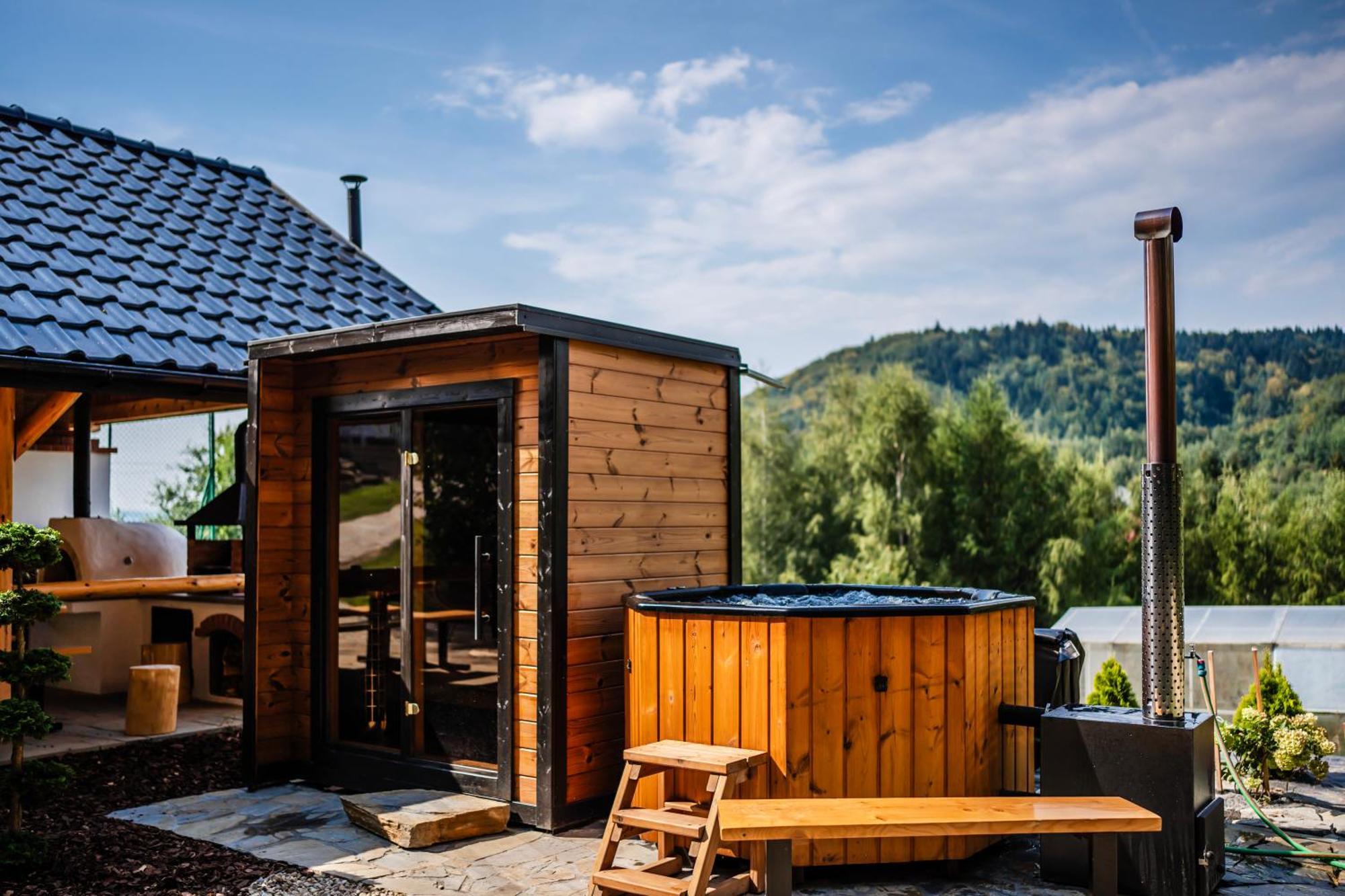 Forrest House Jacuzzi & Sauna Jasienica  エクステリア 写真
